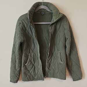 Quilted Green Jacket